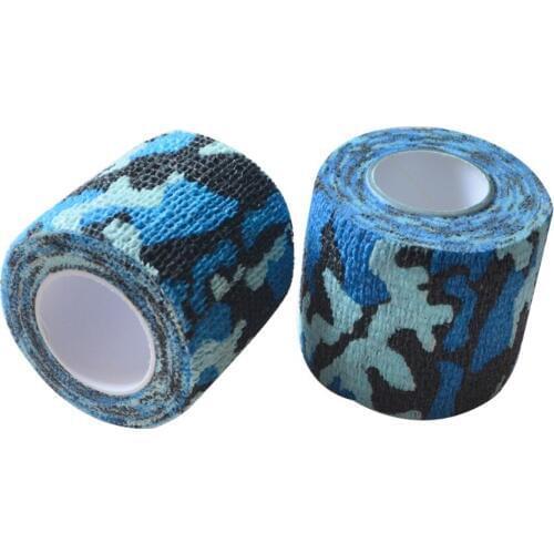 24 Rolls Length Self Adhesive Elastic Camo Bandage Paintball CS War Game Airsoft Hunting Shooting Camouflage Tape 4.5m*5cm