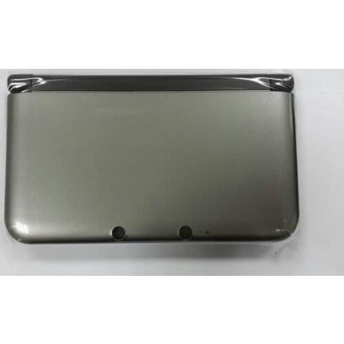 For 3ds XL LL for 3dsxl full case housing shell +little parts+glass silver