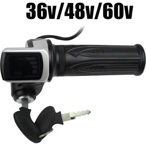 36V 48V 60V Electric Scoote Speed Controller Handlebar Electric Bicycle Scooter Motor With LCD Display Power Indicator