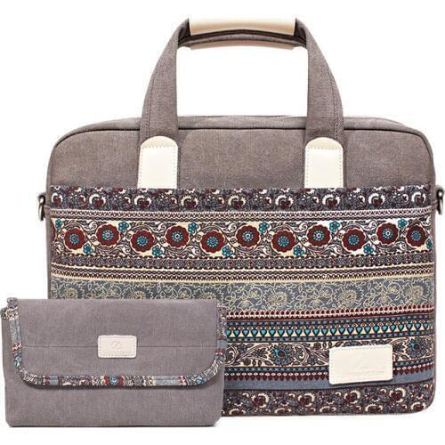 Ethnic Laptop Bag + Small Bag 13 13.3 14 15 Pro 15.6 inch Messenger Casual Bags for MacBook Air 13 Case Notebook Shoulder Cover