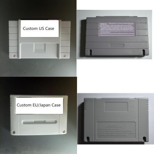 Custom Game Cartridge for 16 Bit SNES Video Game Console