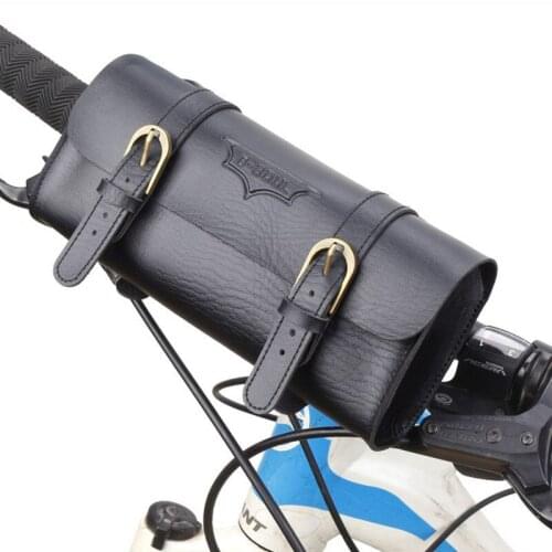 Fashion Retro Bicycle Bag Mountain Bike Front Bag Outdoor Riding Equipment Bicycle Accessories Retro Large-capacity Bike Bag