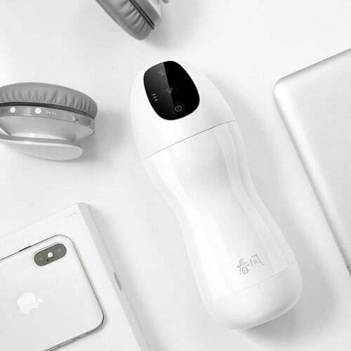 Wholesale lectric Male Masturbator Cup Vagina Real Continuously variable automatic heating Soft Sex Toys Vagina Adult Sex Produc