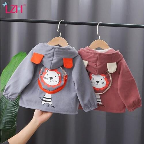 LZH Autumn Clothing For Boys Coats 2021 Cartoons Childrens Jacket Long Sleeve Coats For Kids Clothes 1-2-3-4-5 Years Baby Tops