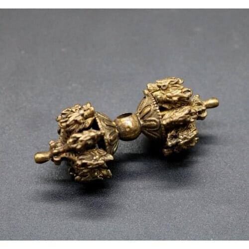 Multi dragon head pagoda type Vajra pestle Pendant