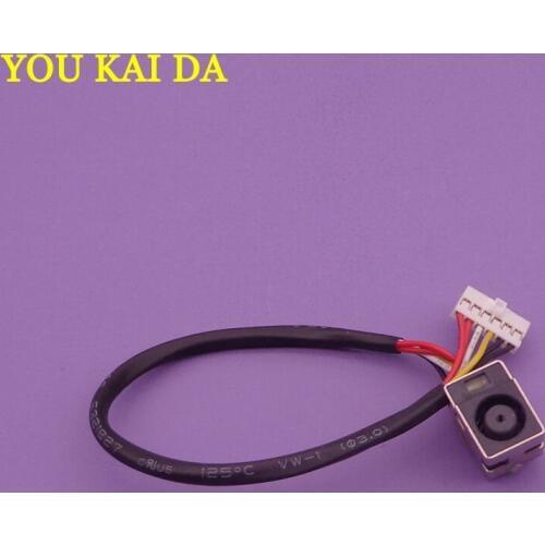 1pcs AC DC Jack Power Connector Replacement Plug In Port Input Socket With Cable For HP Pavilion CQ61 G61 DV5 series (PJ153)