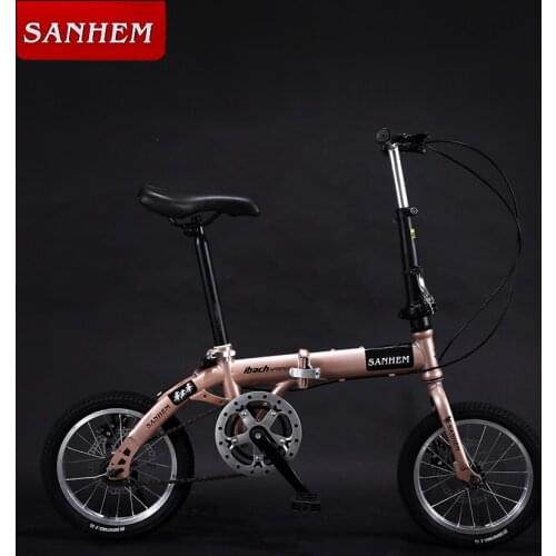 16 Inch 14 Inch Mini Ultralight Portable Adult Children Student Men And Women Folding Bicycle