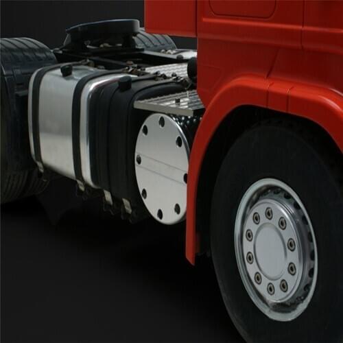 Aluminum Alloy Air Tank Brake for 1/14 DIY Model For 1/14 Tamiya SCANIA 620 RC Tractors Trucks Cars RC Car Accessories