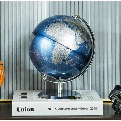 Light luxury globe decoration 3D living room study soft decoration ball office high-end desktop crafts ornaments
