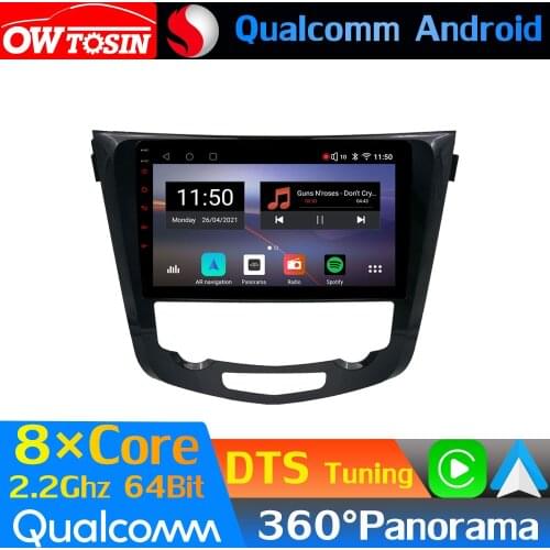 Qualcomm 8Core Android Car Multimedia For Nissan X-Trail Xtrail X trail T32 Qashqai 2013-2021 360 Camera Radio GPS CarPlay HIFI