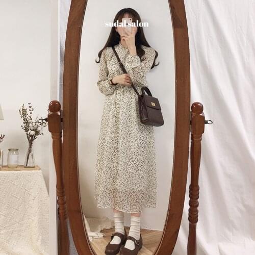 S-XL Spring robe chiffon femme Casual Boho OL Casual Sleeveless print Women Dresses Female Dress grid braces Robe Femme Vestido