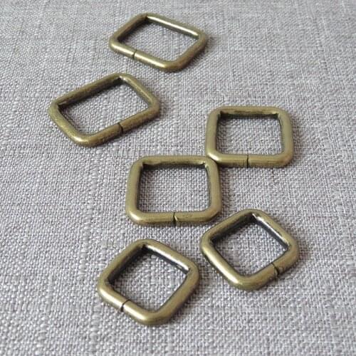 100pcs 15mm 20mm 25mm wholesale webbing metal buckle bag belt handbag backpack strap clasp dog leash garment sewing accessory