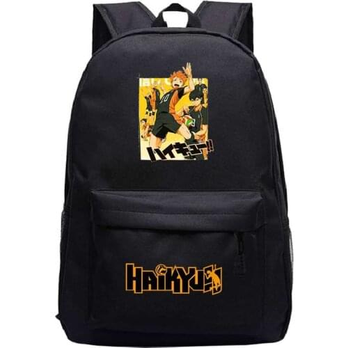 2021 Fashion Anime Haikyuu Backpack Cosplay Canvas Children Schoolbag Travel Bag Back To School Men Bookbag Mochilas Para Hombre