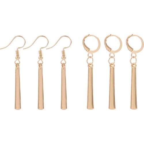 3Pcs Women Long Drop Earrings Ear Pendant Dangle Female Jewelry Gifts Decoration T21F