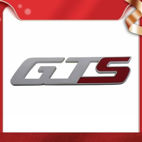 3D GTS for Ghibli Quattroporte Levante car Hood Fender trunk Rear Bonnet Nameplate Decal Emblem Badge Sticker