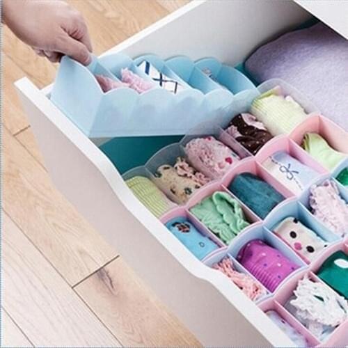 5 grid home creative socks underwear bra tie drawer storage box clothing storage box storage box storage socks