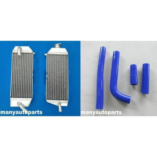 FOR YAMAHA YZ426F/WR426F 2000 2001 2002 2003 Aluminum radiator and BLUE HOSE