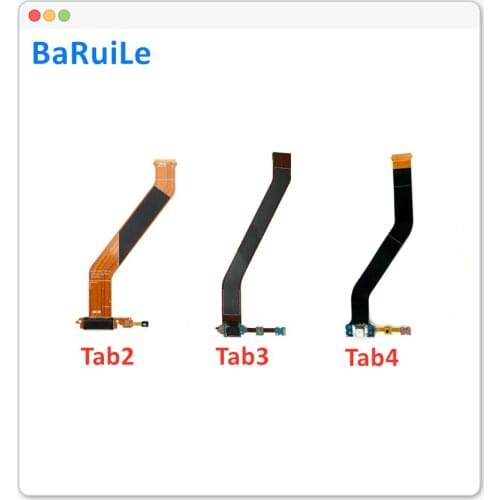 BaRuiLe 10pcs Charging Flex Cable for SamSung Tab 2 3 4 P5100 P5200 P5210 T530 Charger USB Port Dock Connector Repair Parts