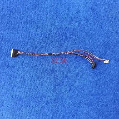 I-PEX 20455 LVDS 40 pin 1 ch 6-bit 0.5 mm pitch 25/50cm length signal cable for 10.1"-17.3" inch LED LCD panel display screen