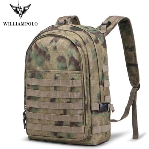 Men&Women Camouflage Large Capacity Molle Tactical Backpack Army Military Outdoor Hiking Trekking Camping Bag #187119-120