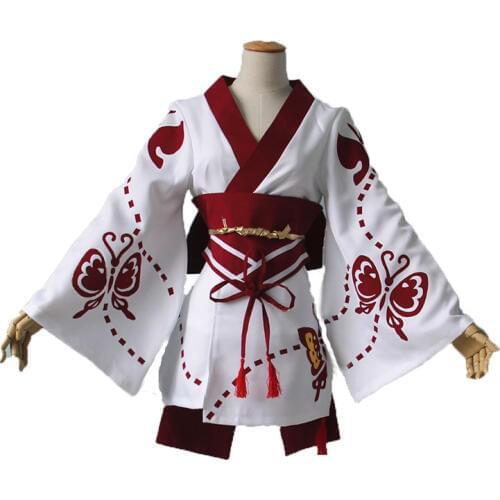 FINAL FANTASY XIV Hewlan Kimono Yukata Cosplay Costume Halloween Outfit Custom-made