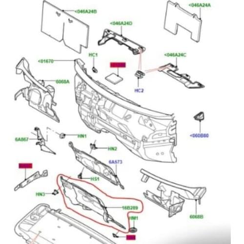 LR027033 16B289 for Land Rover