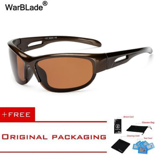 WarBLade 2018 New Brand Fashion Polarized Sunglasses Men Travel Sun Glasses For Driving Golfing Eyewear Gafas De Sol KP1007