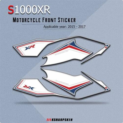 New 3D Gel for BMW S1000XR 2015 - 2017 Motorcycle Front Fairing Sticker Protector Number Board Moto Engine Vehicle Sticker Kit