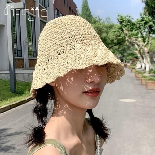 2021 spring Womens bucket hat Unisex Bob Caps Hip Hop Gorros Mens panama Summer Hat Beach Sun Fishing boonie black solid cap