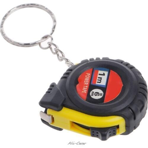 2018 1PC Ruler Tape Measure Mini Portable Pull Ruler Keychain Retractable Ruler Heart-shaped Tape Measure