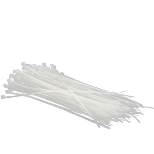 MroMax Nylon PA66 Black/White Self-locking Plastic Cable Tie 4*300*3.6mm/4*250*4.0mm/8*300*7.6mm 50/100/150/200pcs 2020 Hot Ties