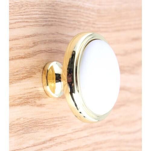 Modern simple fashion gold Tv tabinet drawer knobs pulls gold dresser kitchen cabinet door handles knobs