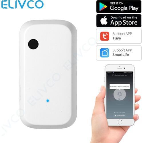WiFi Light Sensor Brightness Detection Switch AI Automatic Linkage Execution Work With Tuya Smart Life APP Smart Home Automation