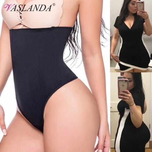 Women Slimming Body Shaper High Waist Thong Panty Shaper Tummy Control Panties Underpants G-String Briefs Slimming Underwear