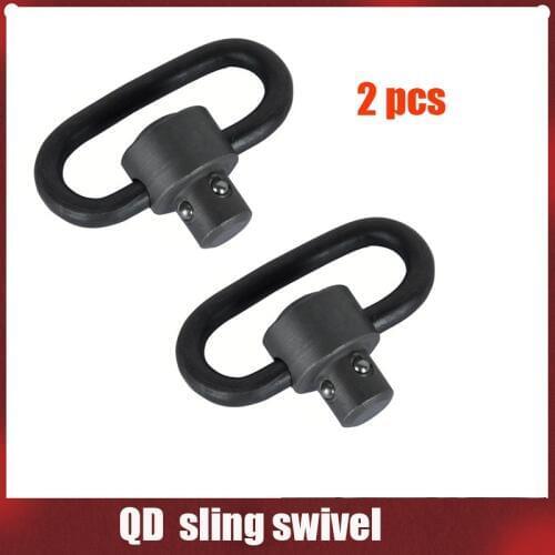 2Pcs/Set Quick Detach Duty Push Button охота принадлежности ружье для охоты Sling Swivel Mount Adapters Hunting Accessories