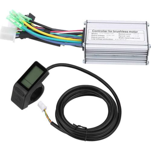 36V/48V 15A 22A 30A Electric Bike Controller with LCD Display Panel E-Bike Brushless Controller KT LCD4 Display Screen Kit