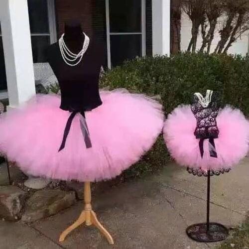 Extremely Full Solid Pink Tutu Skirt Great for Mommy and Me Maternity Tutus Skirt Bridal and Bachelorette Party Customize Color