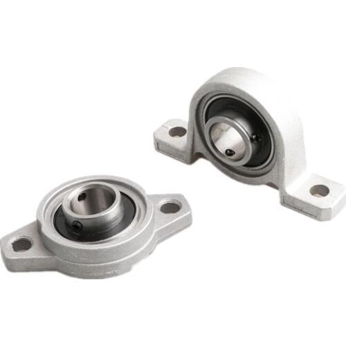 DuoWeiSi 3D Printer Parts KP-08 KFL-08 8mm Bore Diameter Zinc Alloy Pillow Block Mounted Ball Bearing KP08 KFL08