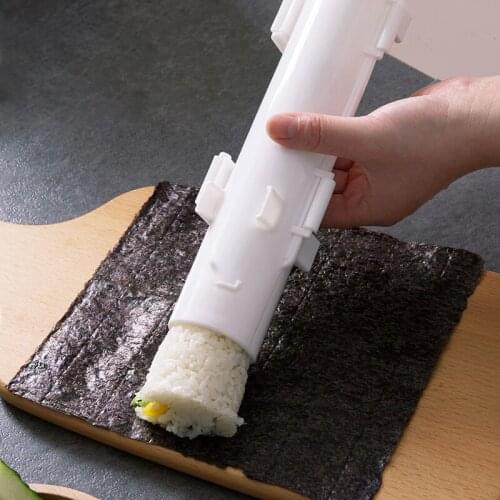DIY Sushi Making Machine Kitchen Sushi Tool Sushi Maker Roller Rice Mold Sushi Bazooka Vegetable Meat Rolling Tool