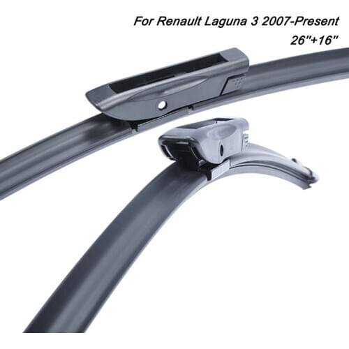 Two Boxes Packing For Renault Laguna III 3 2007- Factory Wholesale Front Window Windshield Windscreen Wiper Blade