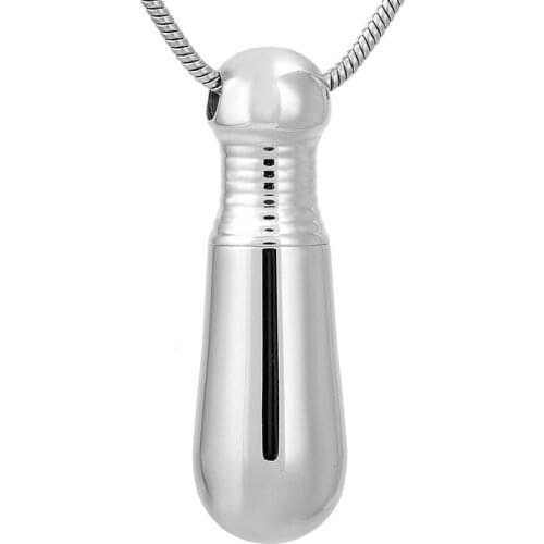 IJD19472 Stainless Steel Perfume Bottle Essential Oil Cremation souvenir Jewelry in memorial Pendant Necklaces jewelry