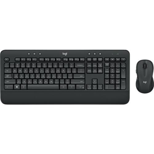 Logitech MK545 wireless Keyboard Mouse Combos waterproof superior comfort palm rest LapTop Optical Ergonomics English Keypad