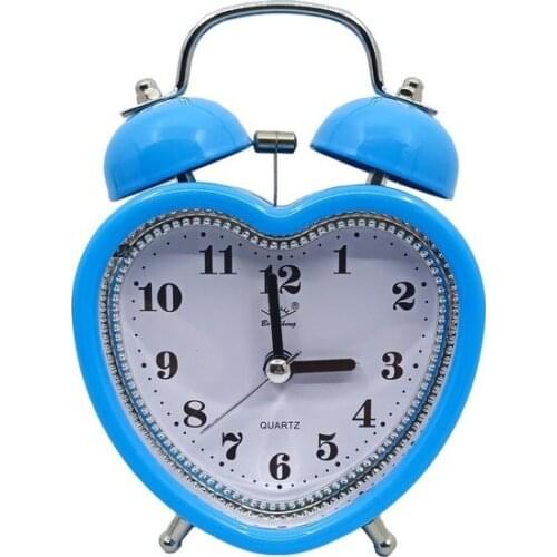Jetfast Heart Colorful Table clock desk clock relogio de mesa настольные часы reloj de escritorio
