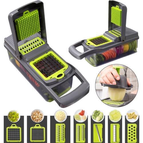 Kitchen Accessories Multifunctional Vegetable Cutter Mandolin Slicer Fruit Cheese Tool Steel Blade Potato Slicer Carrot Grater