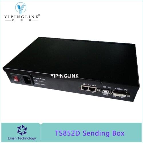 LINSN TS852D TS852 sending card box waterproof outdoor protective led screen sender box card controller