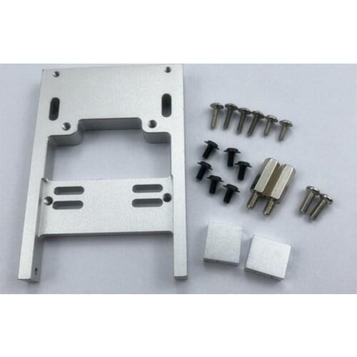 Metal Steering Gear Mount 9/12/17g Servo Fixed Seat Bracket Rudder Cabin Solve Servo Short Arm for RC WPL Gaz Ural Military Car