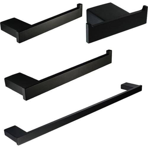 Bathroom Hardware Set Bathroom Accessories Robe Hook Towel Rail Bar Rack Bar Shelf Tissue Paper Holder Toothbrush Holder