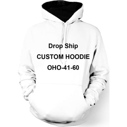 ONSEME Custom Hooded Sweatshirts Long Sleeve Hoodies DIY Crewneck Pullovers OHO-41-60
