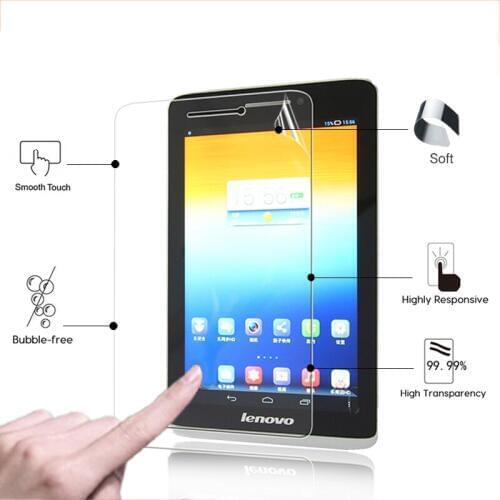 Premium clear Glossy protective films For Lenovo IdeaTab S5000 7.0" tablet pc Anti-Scratches HD LCD Screen Protector Film + tool