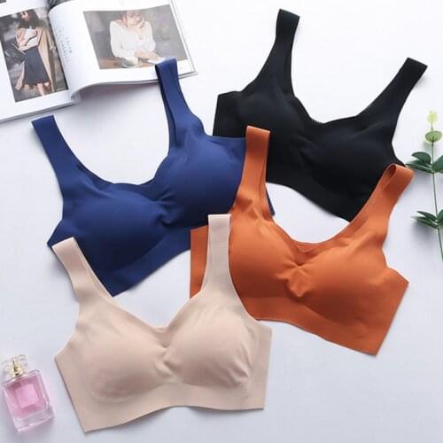 Plus Size Seamless Sports Bra For Women Gym Fitness Top Yoga Bra Running Crop Top Push Up Sport Bra Top Bh Brassiere Sport Femme